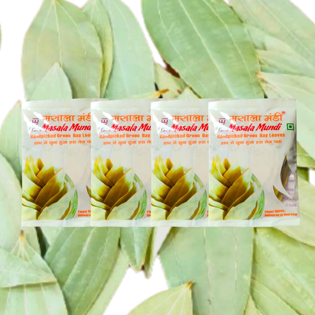 Bay Leaves 20 grams Handpicked & Stem cut Pack of 4